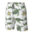 thumbnail image 4 of Goofa Maillot de Bain Imprimé Tortue Mignon pour Hommes Été Séchage Rapide Short de Plage Maillots de Bain-Moyen, 4 of 6