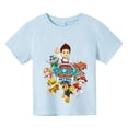 thumbnail image 3 of Camiseta de algodón de verano para niños y niñas, bonita camiseta de la Patrulla Canina, ropa deportiva de manga corta para niños y niñas, top informal de moda, 3 of 4