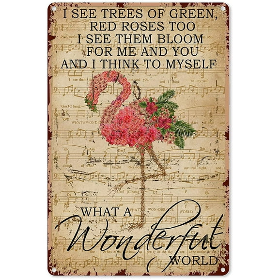 Funny Flamingo Gifts Just A Girl Who Loves Flamingos and Beaches Tin Sign Decoration Vintage Chic Metal Poster Wall Decor Art Gift for Party Bathroom Bedroom 12x8 inch