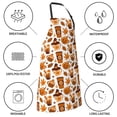thumbnail image 5 of Kdxio Pumpkin Witch Hat Coffee Apron with Pockets Adjustable Kitchen Aprons for Men Women Waterproof Aprons for Cooking,Drawing,Crafting, Baking Household Cleaning, 5 of 5