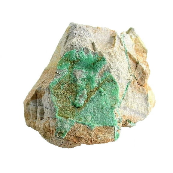 Wavellite Crystals Host Rock Nevada Specimen 3 1/5 x 2 1/3 x 1 9/10 Inch CS124