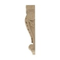 thumbnail image 4 of Outwater Inc. 7-1/8" x 2-3/4" x 1-3/8" XSmall Hand Carved Alder Acanthus Leaf Corbel, 4 of 6