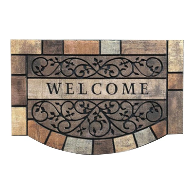 Tapis de Porte Maison Entrée Tapis de Bienvenue Antidérapant Extérieur Tapis d'Entrée
