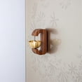 thumbnail image 2 of Shopkeepers Bell For Door Opening, Magnetic Attached Wood Doorbell Golden Decorative Entry Door Chime With Brass Bell-d, 2 of 5