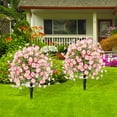 thumbnail image 4 of Ltdhehe 21" Morning Glory Simulation Flower For Outdoor Faux Shrubs Realistic Bushes For Garden Yard Front Porch Patio, 4 of 4