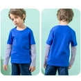 thumbnail image 5 of GYRATEDREAM Toddler Unisex Baby Long Sleeve Cotton T-Shirt Top Kids Crewneck Sweatshirt Tees Casual Home Wear for 1-10 Years, 5 of 8