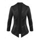 thumbnail image 2 of Blazer Talla Extra Collar Chal Abierto Frontal Rosegal Chaquetas de talla grande, 2 of 5
