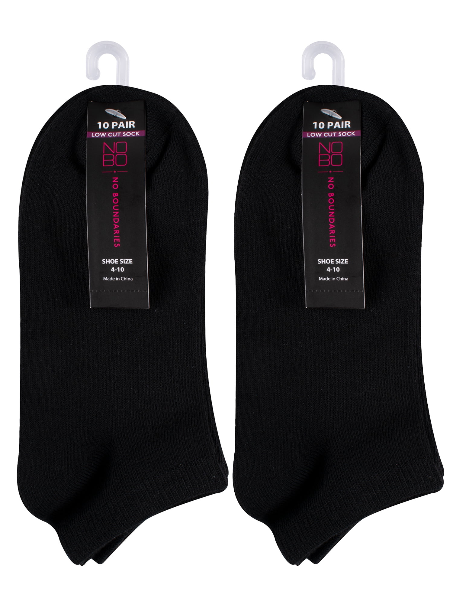 NOBO 20-Pack includes twenty low-cut socks