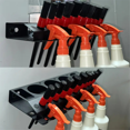 thumbnail image 2 of Bottle Storage Rack - Detailing Brush and -Bottle Organizer, Air Tool Holder for Garage, Workshop and Car Wash,1 x Storage Rack,Black, 2 of 6