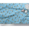 thumbnail image 3 of Soimoi Viscose Chiffon Fabric Leaves,Flower & Humming Bird Print Sewing Fabric Yard 42 Inch Wide, 3 of 3