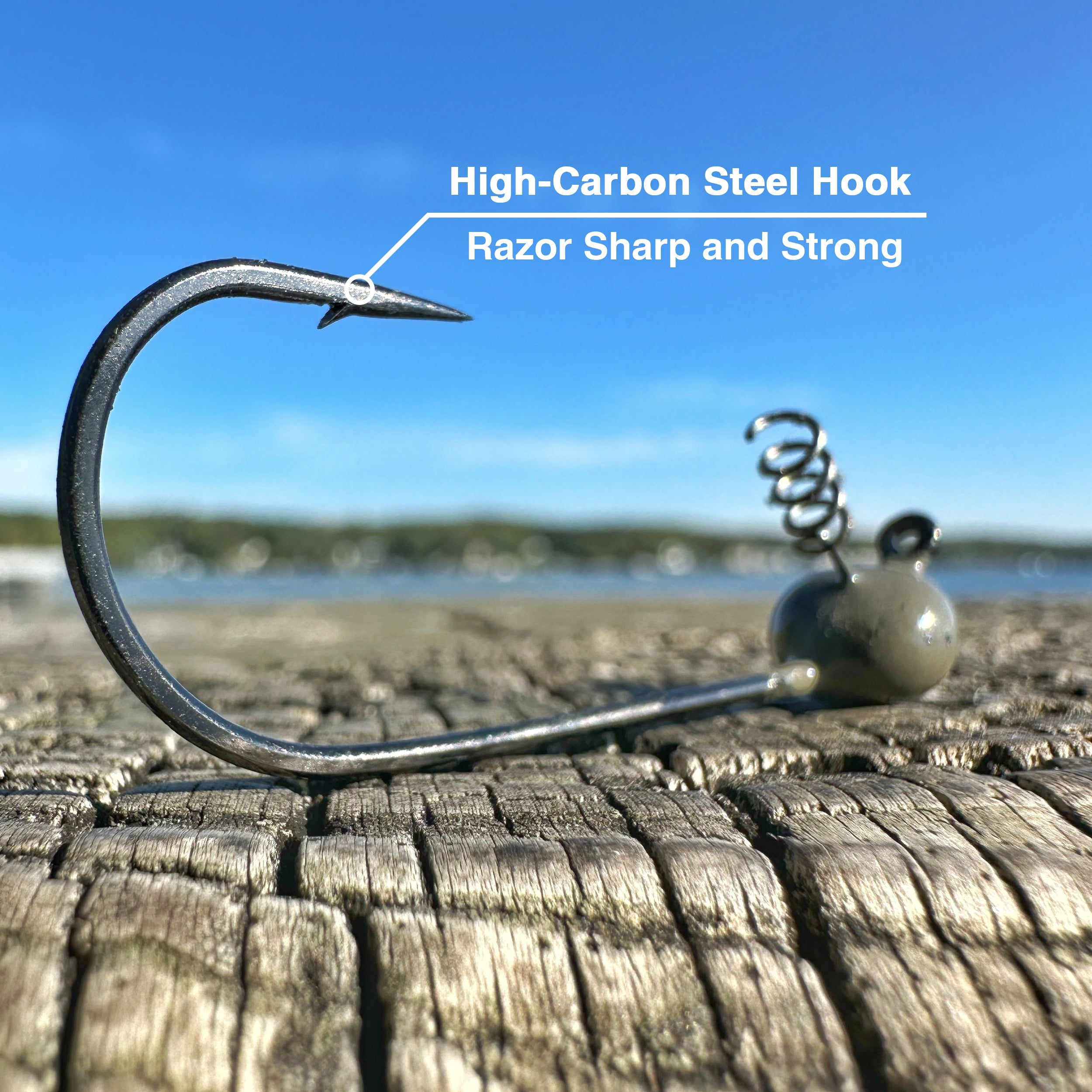 Reaction Tackle Shaky Head Black 3/8 EWG