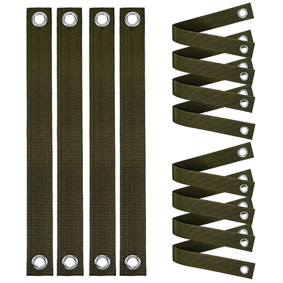 huanledash 2/6/12Pcs Tree Strap with Grommet Strong Load Bearing Good Support Effectively Fixed Newly Planted Branch Belt Garden Tool