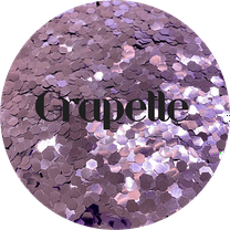 Glitter Heart Co. Glitter - High Quality Polyester Glitter - Grapette- Metallic Purple Chunky – 1 oz Bag