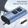 thumbnail image 4 of Car Inverter 500W DC 12V to 110V AC Automotive Inverter Converter Automatic Transformer with US Socket Inverter, 4 of 8