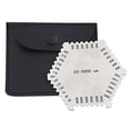 thumbnail image 5 of High-Precision Hexagon Wet Film Comb (25-3000 um)- Paint Thickness - Stainless Steel, Heavy Duty, 5 of 8