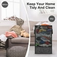 thumbnail image 6 of NPET Large Collapsible Laundry Basket with Reinforced Handles, PEVA Waterproof Storage Hamper for Clothes, Toys, Pillows, Blankets - Foldable Laundry Hamper for Bedroom, Bathroom, Laundry Room, Dorm, 6 of 8