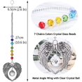thumbnail image 2 of Jinsinto Angel Wing Pendant with Crystal Ball Rainbow Suncatcher Window Home Decor, 2 of 5