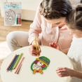 thumbnail image 6 of YHAICO Easter Candy Bag Candy Bag Easter Gifts Bags Egg Storages Cute Cookies Beach Storage for Holiday Picnic Easter DIY Wooden Picture Board Rabbits Coloring Art Decoration Eggs Gift 4ML, 6 of 6