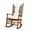 Gray, variant on ROFIEJOX 2-Piece Rocking Chair Cushion Set, Chenille Back and Seat Cushions with Non-Slip Bottom and 6 Ties, 28.4" x 19" Back, 19" x 19" Seat, Brown