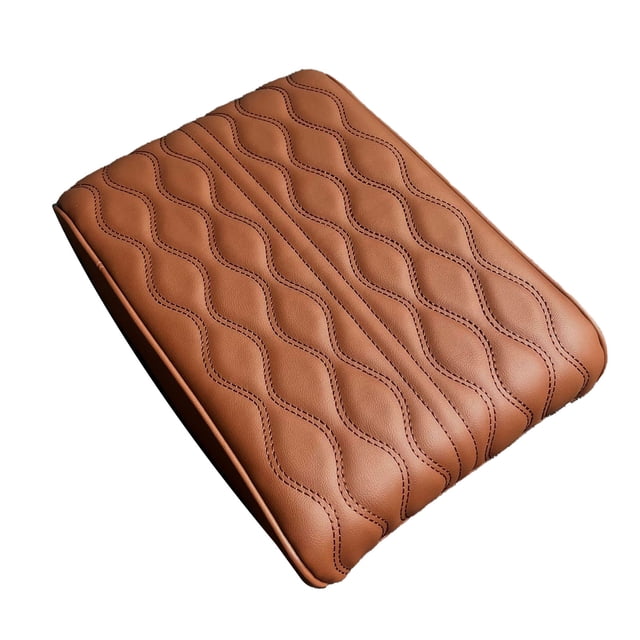 Ergonomic Armrest Box Cover, Adds Style, Non Slip Arm Rest Pad, Comfortable PU Leather Car Center Console Cushion, Universal Fit for, No Tools Required, Provides Support,