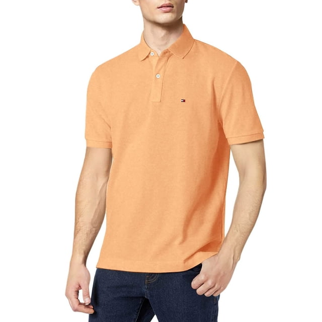 Polo Tommy Hilfiger de manga corta para hombre, corte clásico