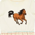 thumbnail image 4 of Inktastic Wild Mustang Horse Galloping Girls Toddler Dress, 4 of 5