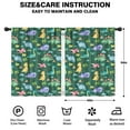 thumbnail image 2 of Blackout Kids Curtains,Green Dinosaurs Palms Volcanoes Pattern Childrens Insulated Curtains Set Of 2,Bedroom Essentials,Toddler Room Decor 42"x54", 2 of 5