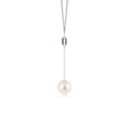 thumbnail image 2 of ANGARA South Sea Cultured Pearl & London Blue Topaz Lariat Necklace in 14K White Gold for Women | June Birthstone, Birthday, Anniversary, Jewelry Gift for Women | Pearl Necklace, 2 of 5