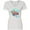 AA-White, variant on Key West, Florida Swimming Sea Turtle with Bubbles Women's V-Neck T-Shirt