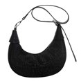 thumbnail image 2 of Rhinestones Crescent Crossbody Bag Casual Lady Shoulder Bag para fiesta (negro) Tmvgtek Para Estrenar, 2 of 9