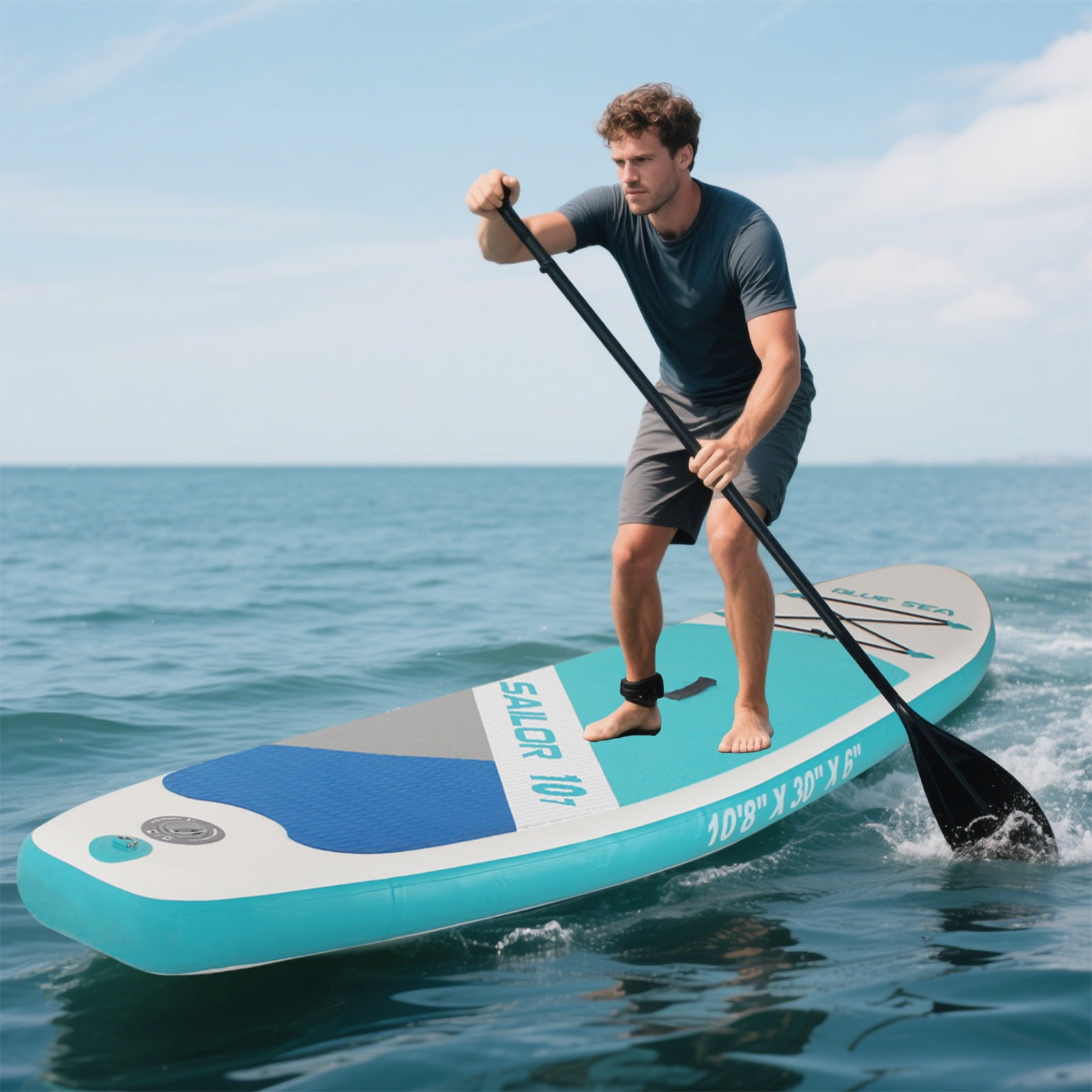 HHSJZWCY 10'8'' Ultra-Light Inflatable Stand up Paddle Board, Complete All-Levels SUP Package, with Premium Accessories