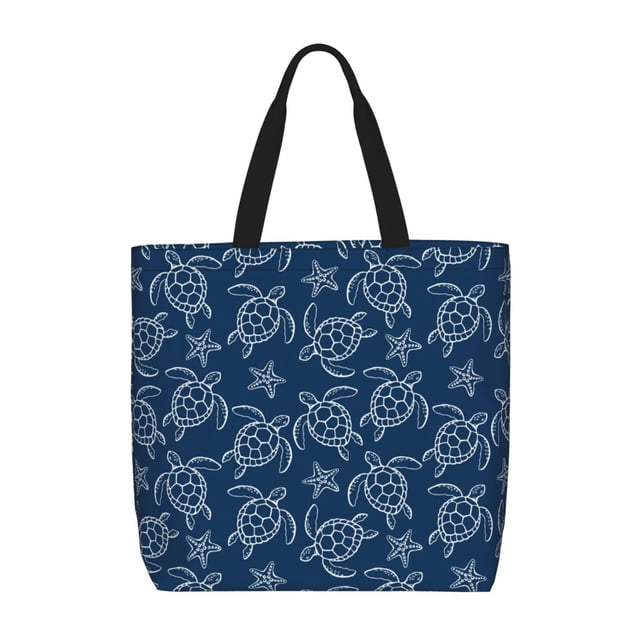 Balery Sea Turtle Bolsa de Mano para Mujeres con Cremallera, Bolsa de Gimnasio con Compartimentos, Bolsa para Laptop, Bolsa para Trabajo