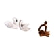 thumbnail image 5 of Estatua de cisne de resina, figura abstracta de pensador, figura humana, escultura coleccionable moderna de resina con acabado artístico suave, ideal, 5 of 8