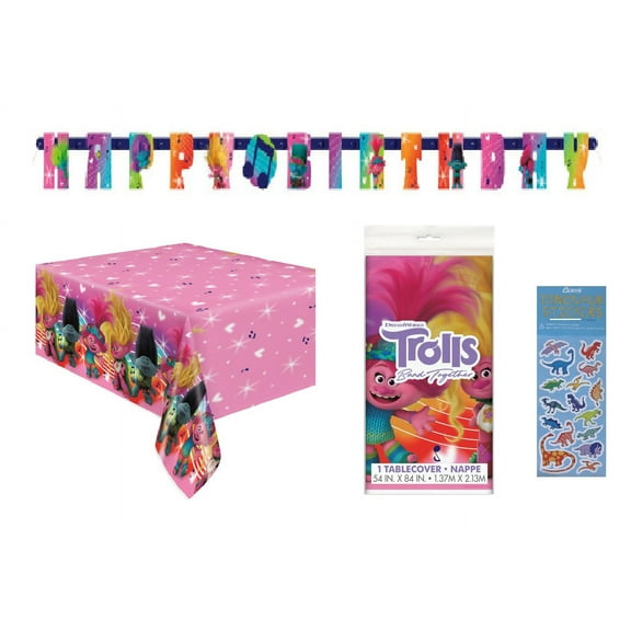 Unique Trolls Birthday Party Supplies