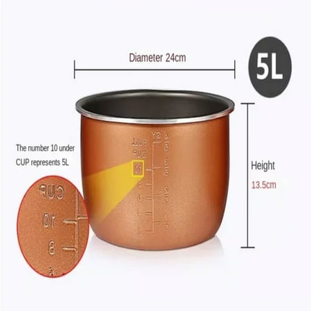 

QHNGJZ Upgrade your kitchen arsenal with this high-quality versatile non-stick bowl liner! Say goodbye to hassle-free cooking and cleaning with this durable liner designed for busy house