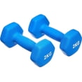 thumbnail image 1 of Mancuernas recubiertas de goma para hombres y mujeres, mancuernas de fitness para el hogar, mancuernas pequeñas de colores, mancuernas hexagonales, un par, 1 of 4