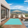 thumbnail image 3 of Modern Striped Outdoor Rug for Patio/Deck/Porch, Non-Slip Large Area Rug 6 x 9 Ft, Geometric Abstract Minimalist Indoor Outdoor Rugs Washable Area Rugs, Reversible Camping Rug Carpet Runner, 3 of 8