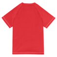 thumbnail image 6 of FORMRS Boys Rash Guard Short Sleeves Swim Shirt Quick Dry UPF 50+ Sun Protection, Sizes 3-12T, Black Illusionary Boat, 6 of 6
