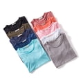 thumbnail image 5 of Camiseta 100% de algodón para hombre, camisetas con cuello en V de diseño a la moda, camisetas sólidas ajustadas, camisetas para hombre, camisetas de manga corta para hombre, 5 of 5