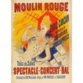 thumbnail image 2 of Jules Chéret 11x14 Black Ornate Wood Framed Double Matted Museum Art Print Titled: Moulin Rouge, Paris-Cancan (1890), 2 of 5