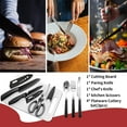 thumbnail image 4 of Portable Camping Kitchen Utensil Set-27 Piece Cookware Kit, Stainless Steel Outdoor Cooking and Grilling Utensil Organizer Travel Set Perfect for Travel, Picnics, RVs, Camping, BBQs, Parties and More, 4 of 7