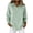 🔥 Green, variant on Sentmoon Womens Shirt 3/4 Sleeve Travel Womens Tops Summer Striped Print Button Down Regular Fit Womens Workout Tops for Travel and Leggings Outfit M