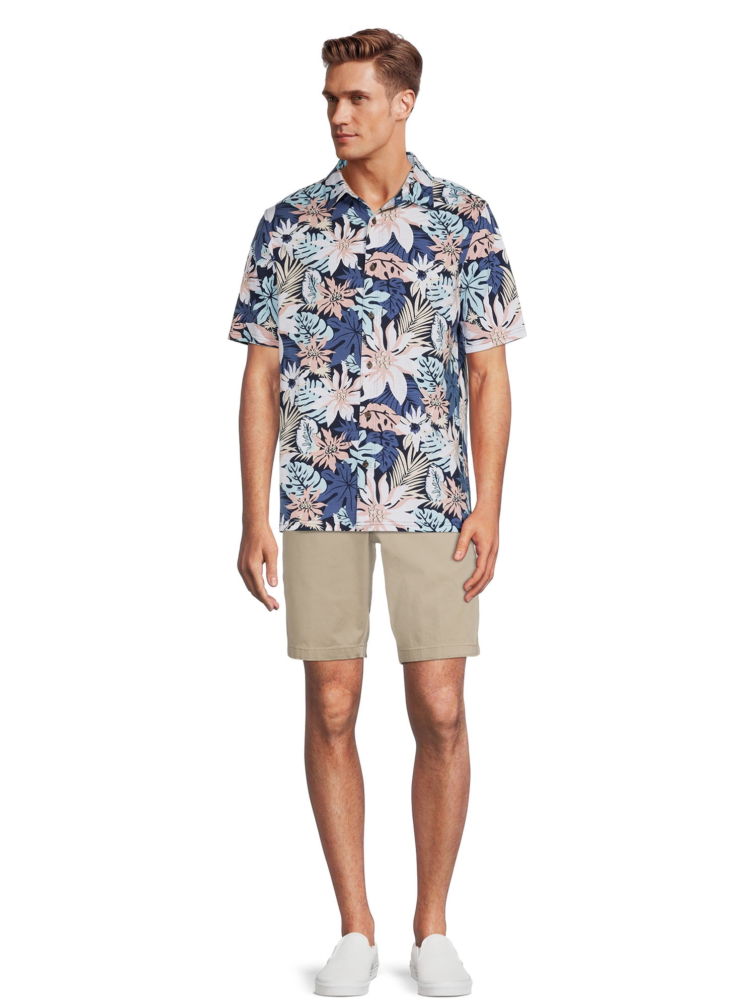 George Men’s Knit Button Down Shirt, Sizes S-3XL