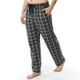 thumbnail image 4 of Parte inferior de pijama de franela teñida con hilo Fruit of the Loom para hombre, 4 of 5