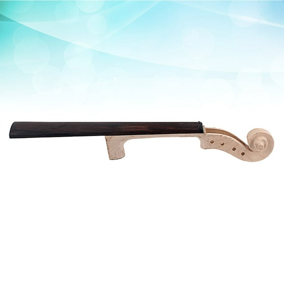 OUNONA Rosewood Violin Part Accessories for Professional Musicians with Black Scroll Head 1Pack