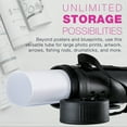 thumbnail image 4 of U.S. Art Supply Large Telescoping Drafting Tube - 5-1/2" Outside/5" Inside Diameter, Expands 31-5/8" to 53-3/4", Durable Protection with Shoulder Strap - Ideal for Posters, Blueprints, & Art, 4 of 5