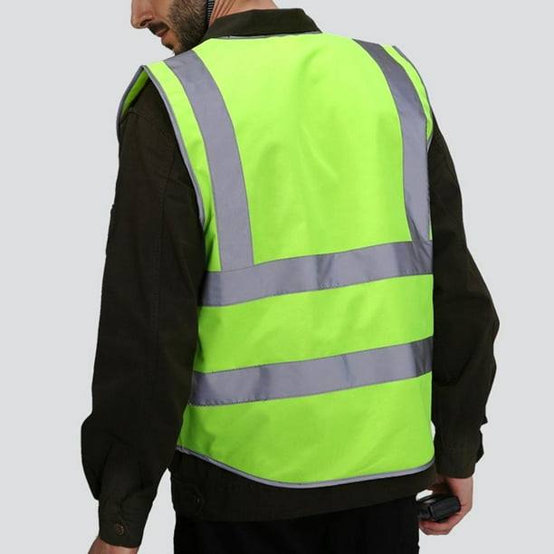 Neon green store reflective jacket