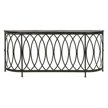 Benzara Trendy Riana Metal Console Table Walmart Com