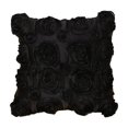 thumbnail image 1 of Inteprter Funda de almohada decorativa para sofá con diseño de flores rosas, funda de almohada decorativa con cremallera para sofá, fundas de Kits de decoración para fiestas negro, 1 of 6