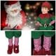 thumbnail image 3 of Cinturón de traje de elfo navideño para niños, sombrero, disfraces de elfo navideño para niño y niña, actuación de cosplay, 3 of 12